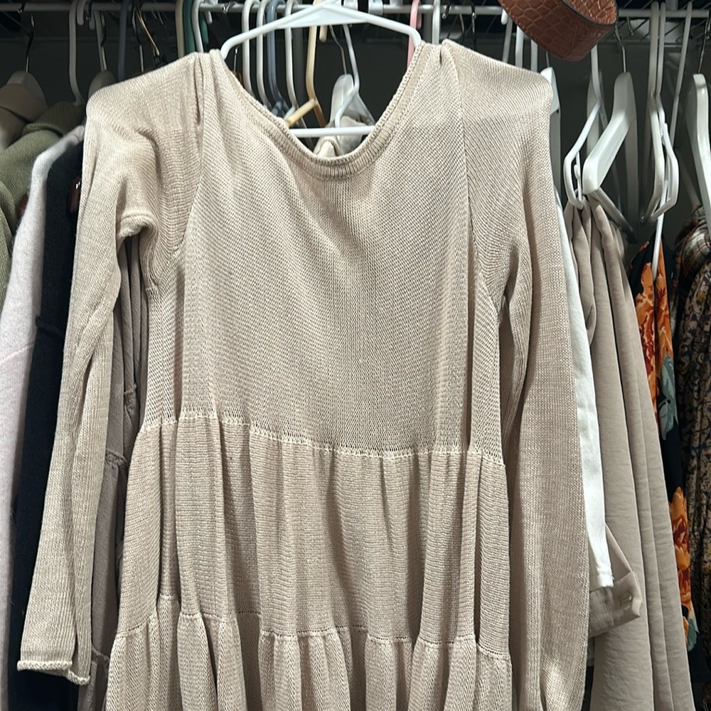 Free people sweater dress xs